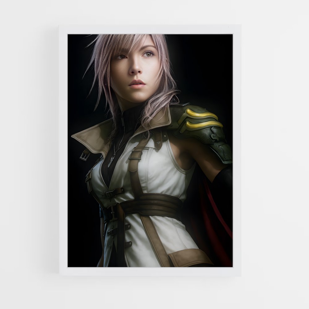 Poster Pink Lightning – affiche Final Fantasy (vue 3)